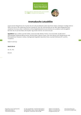 Aromadusche Lotusblüte 250 ml