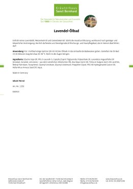 Lavendel-Ölbad 750 ml