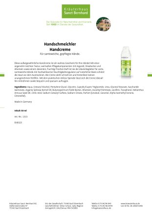 Handschmeichler Handcreme 50 ml