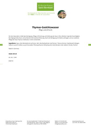 Thymus-Gesichtswasser 250 ml