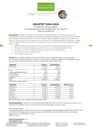 GELASTIN® intens Aktiv 720 g