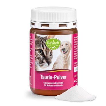tierlieb Taurin-Pulver für Katzen und Hunde 100 g