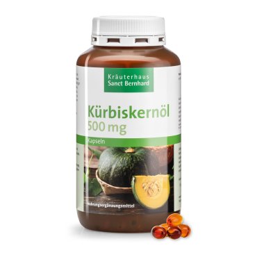 Kürbiskernöl 500 mg Kapseln 400 Kapseln