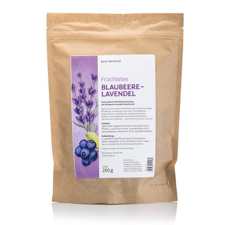 Früchtetee Blaubeere-Lavendel 200 g