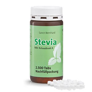 Stevia-Tabs - Nachfüllpackung mit 2.500 Tabs 173 g