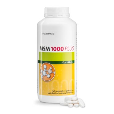 MSM-1000-PLUS-Tabletten 500 Tabletten